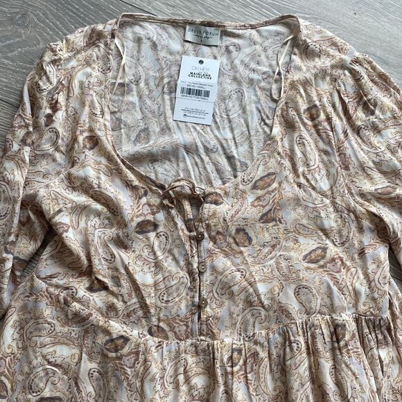 NWT Beautiful Peasant Boho Top - Picture 2 of 6